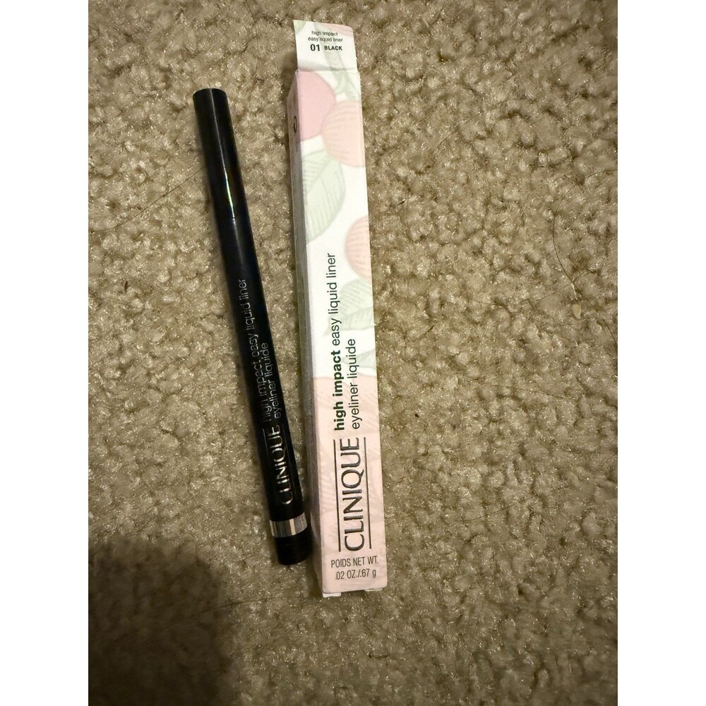 Clinique High Impact Easy Liquid Liner - 01 Black 0.67G/0.02Oz New In Box